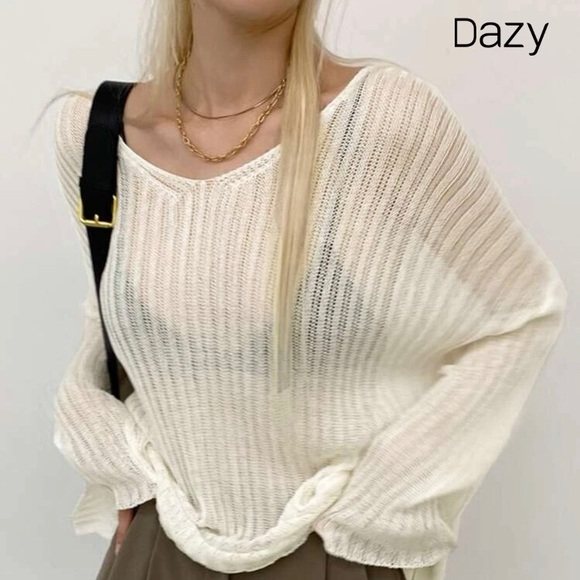 DAZY sheer sweater - Picture 2 of 2